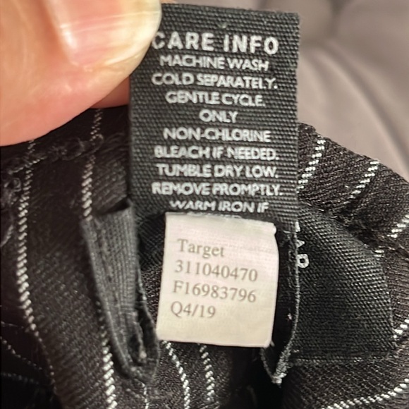 Who What Wear pull on pinstripe pants - Picture 4 of 4